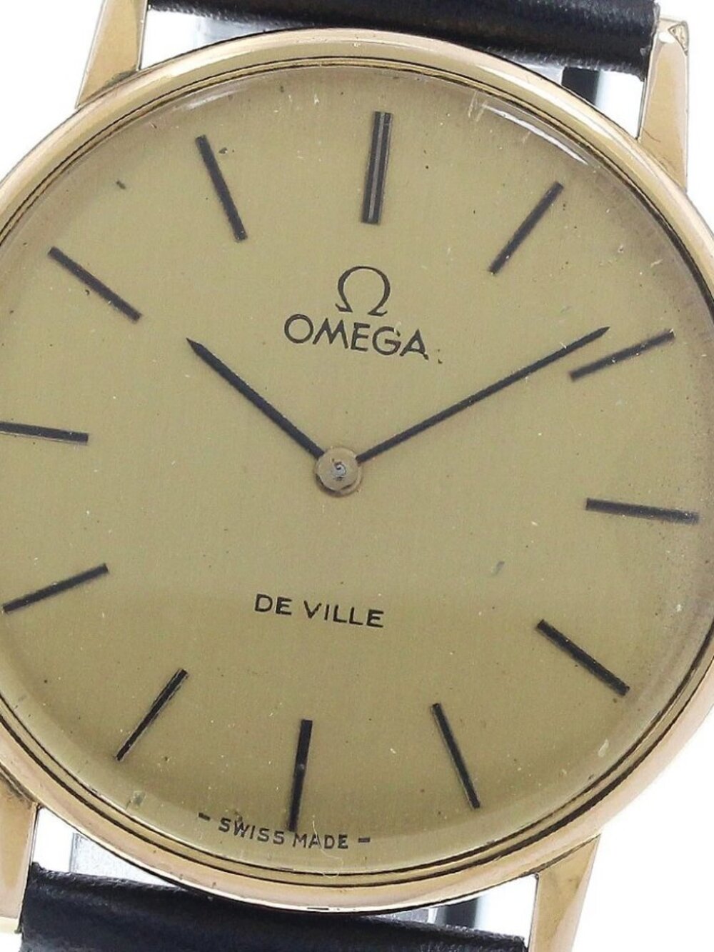 OMEGA De Ville 111.0140 Vintage Cal.625 Gold Dial Hand Winding Men's